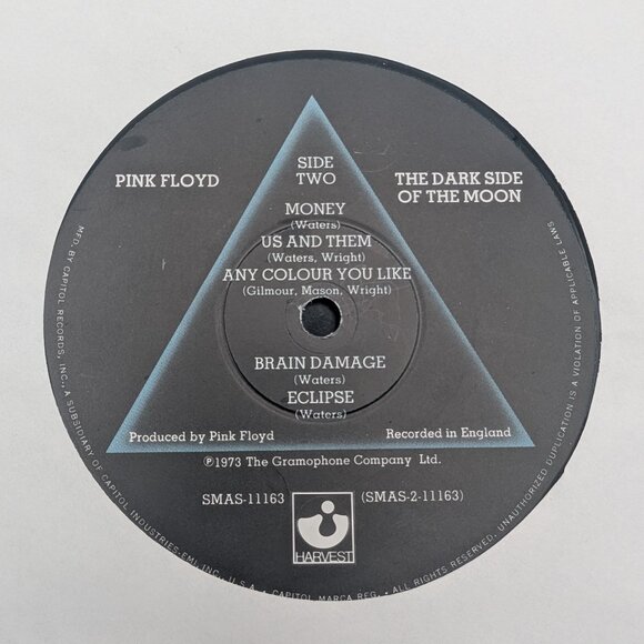PINK FLOYD Dark Side Of The Moon 1973 Vinyl Harvest SMAS-11163 - Picture 9 of 14